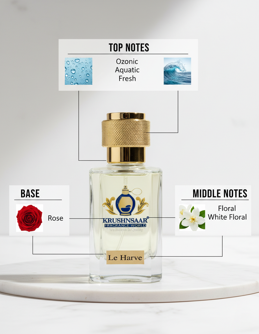 Le Harve – 60 ML Fresh Aquatic Perfume India | Krushnasaar