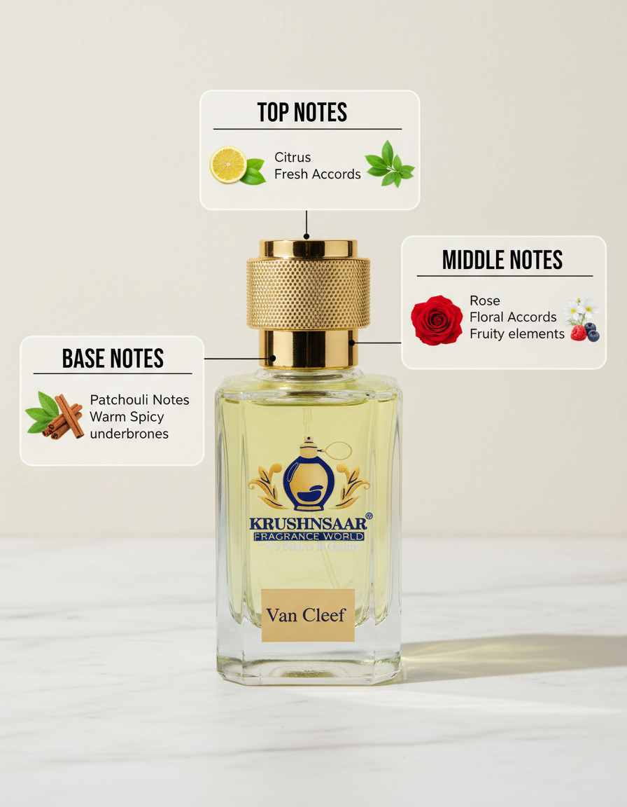 Van Cleef – 60 ML Elegant Floral Perfume for Women | Krushnasaar