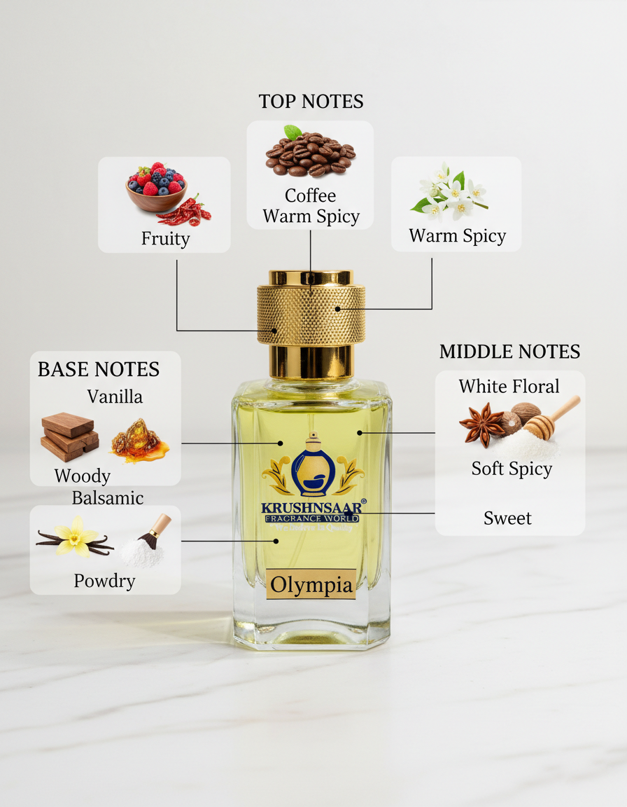 Olympia – 60 ML Rich Perfume for Women | Krushnasaar