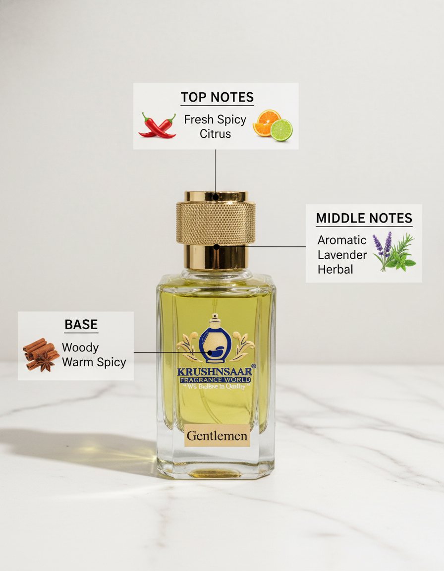 Gentleman – 60 ML Premium Perfume for Men | Krushnasaar