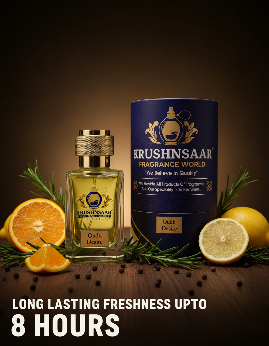 Oudh Desire – 60 ML Luxury Oud Perfume | Krushnasaar India