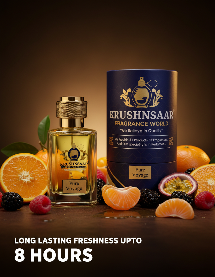 Pure Voyage – 60 ML Unisex Fresh Perfume India | Krushnasaar